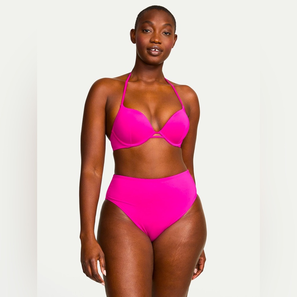 Vibrant Pink Women's Bikini Top XXL NWT